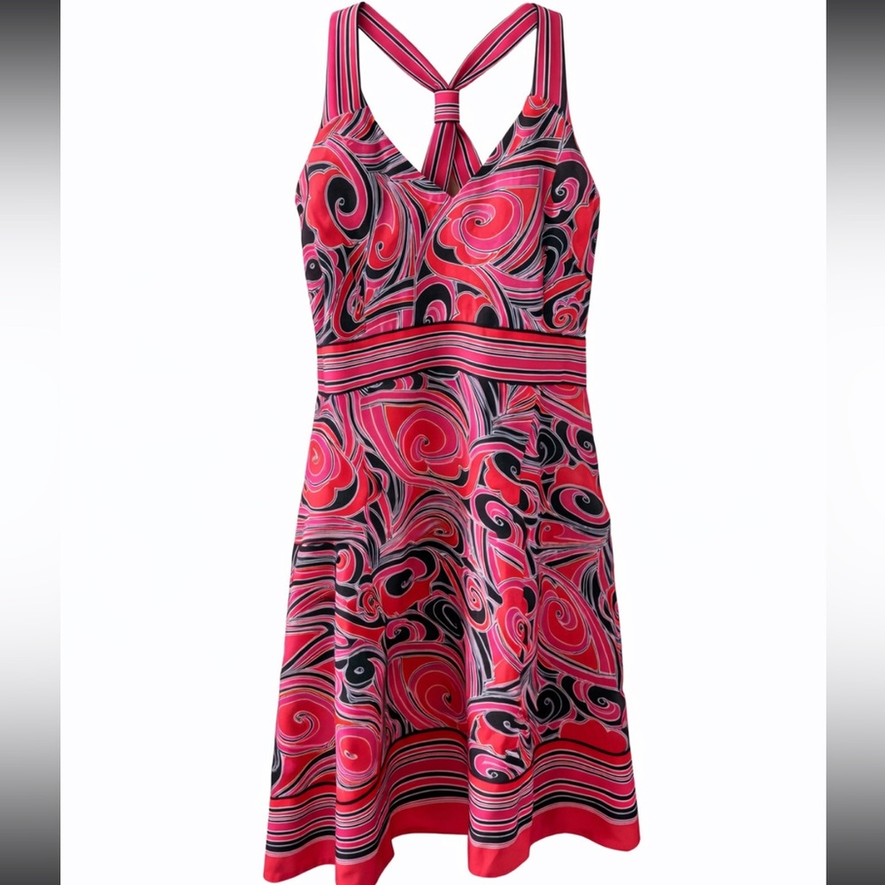 Nine West Silk Swirl Pattern Dress